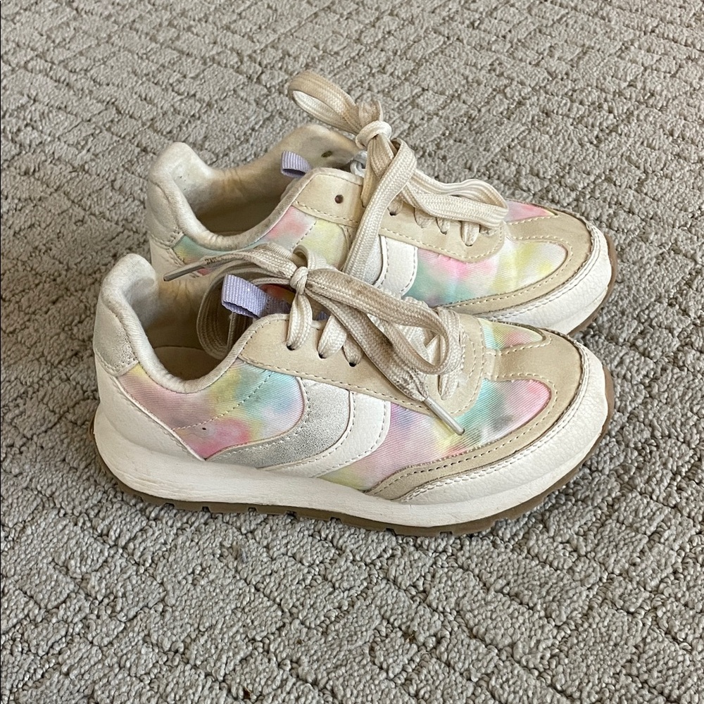 Cat & Jack Pastel Tie-Dye Kids Sneakers